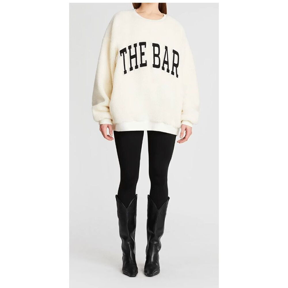The Bar Apres Ski Gigi Cream Sweatshirt